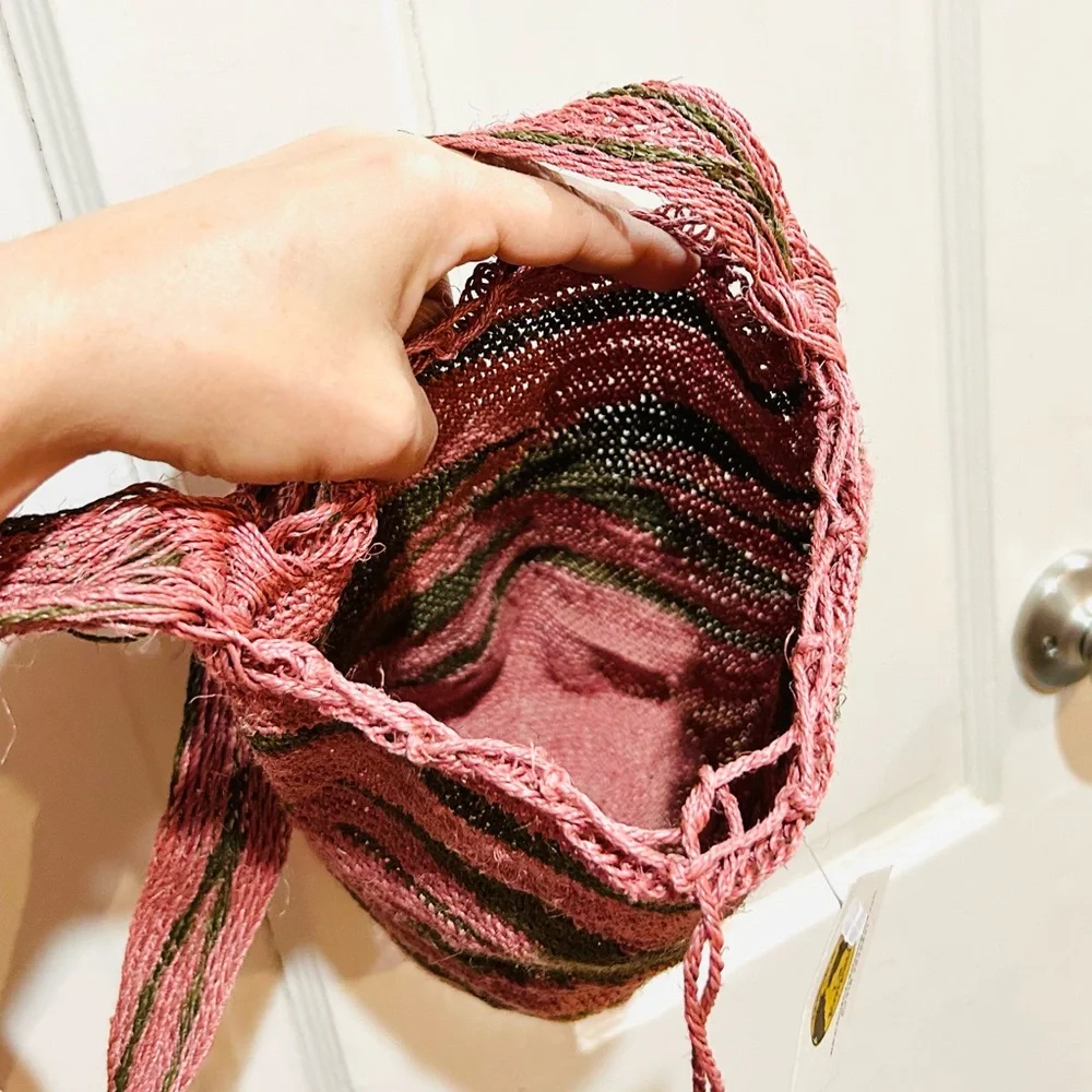 Handmade Colombian Mochila Bucket Bag